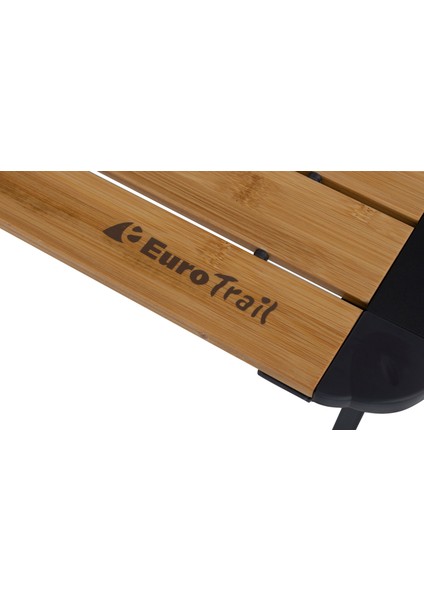 Eurotrail Chambery L Bamboo Kamp Masası – 140x80 Cm fırsatları