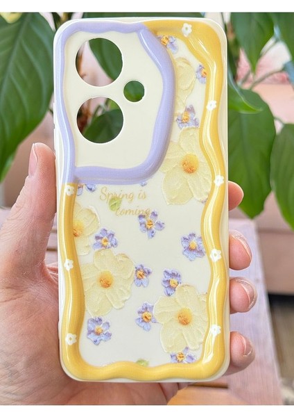 Honor 400 5g Kılıf Tasarımlı Desenli Kamera Korumalı Papatya Çiçek Renkli Silikon Kapak modelleri