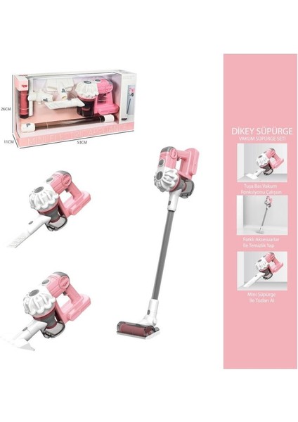 LS8803C Dikey Elektrik Süpürgesi Pembe