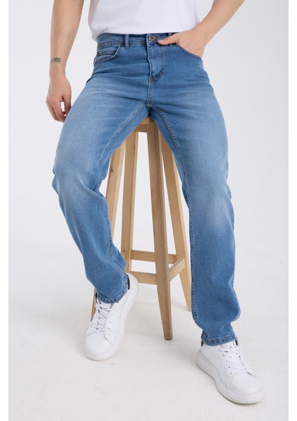 Erkek Pantolon Mavi Regular Fit Jeans modelleri