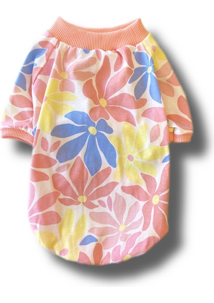 Çiçek Desenli Köpek Gömleği modelleri