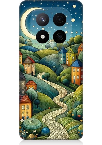 Xiaomi Redmi Note 14 Pro Plus Uyumlu Yıldızlı Tepede Masal Desenli Silikon Kılıf