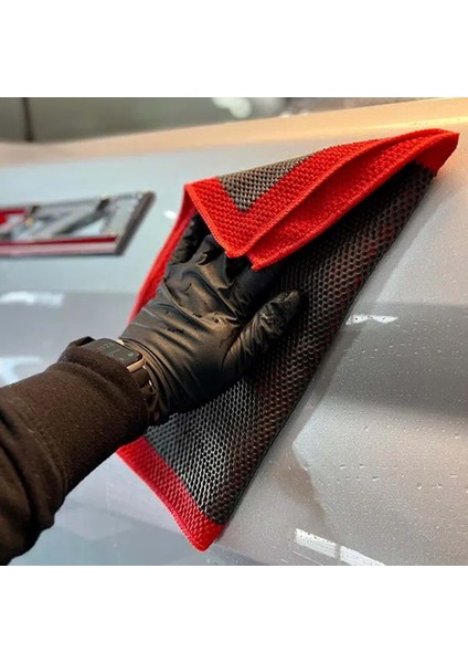 Kil Bezi 30X30 cm (Kırmızı) - Clay Towel Cloth Yüzey Temizleme Kili fırsatları