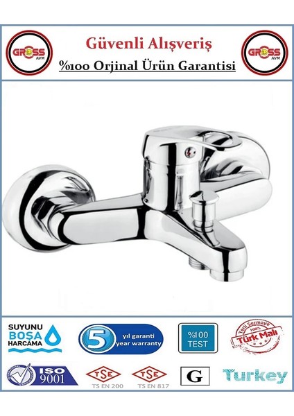 Hilal Mix Banyo Bataryası - 40'lık Kartuş - 5 Yıl Garanti - Orjinal Ürün