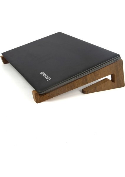 Ahşap Laptop Tutucu Notebook Standı Macbook Yükseltici 13" 14" 15" 16" 17" modelleri