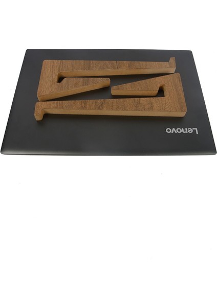 Ahşap Laptop Tutucu Notebook Standı Macbook Yükseltici 13" 14" 15" 16" 17"