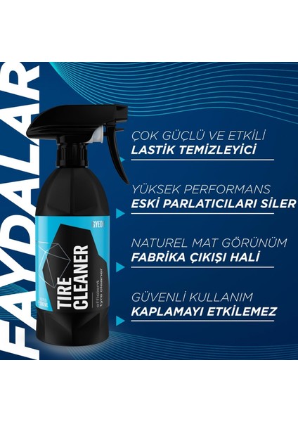Q²m Tire Cleaner Araç Lastik Kauçuk Temizleyici - 500 ml -Güçlü Oto Teker Temizleyici fiyatları