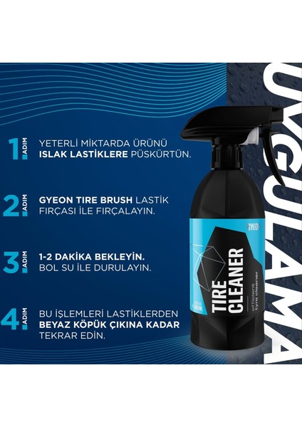 Q²m Tire Cleaner Araç Lastik Kauçuk Temizleyici - 500 ml -Güçlü Oto Teker Temizleyici modelleri