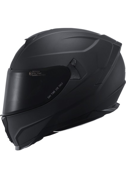 Motosiklet Double Vizörlü Full Face Kask Ce Motor Kaskı Mat Black Edition fırsatları
