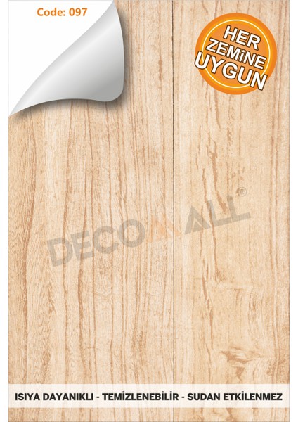 Code 97 Suya Dayanıklı Mutfak Banyo Zemin Mermer Mobilya Fayans Yapışkanlı Folyo Kaplama