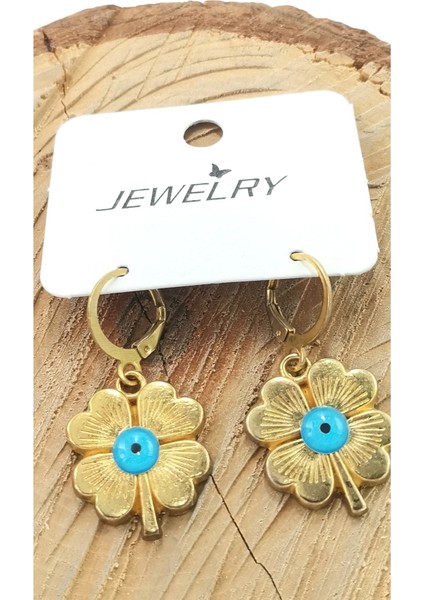 Renkli Figürlü Lüks Küpe