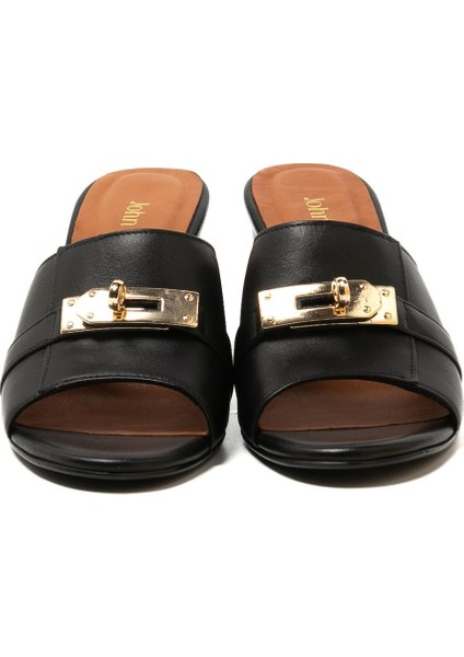 Kadın Terlik MAR-25Y-166-2025 John May Siyah