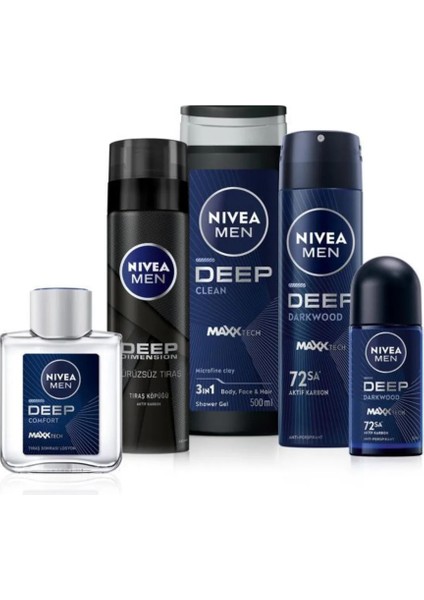 Series 7 Sakal Düzeltici - Gillette Fusion Proglide Flexball Tıraş Makinesi + 4 Yedekli - Nıvea Men Erkek Damat Çeyiz Seti