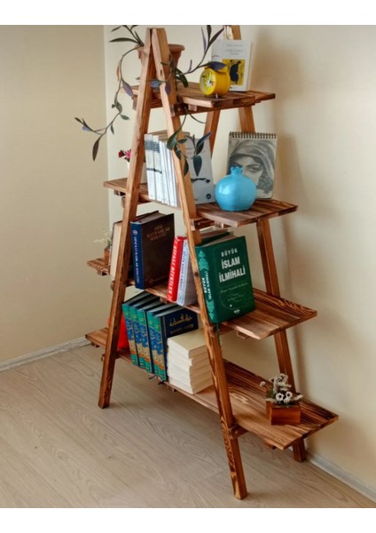 Ahşap Saksılık Ahşap Merdiven Saksılık Ahşap Çiçek Standı