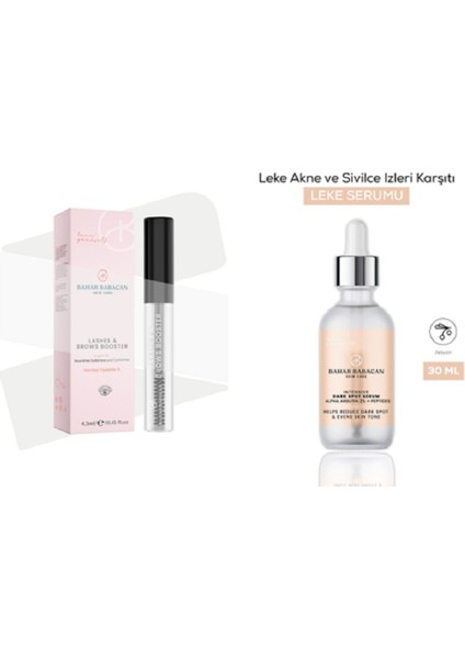 Argan Yağ Besleyici Kaş&kirpik Serumu+Arbutin Içerikli Leke Karşıtı Serum 30 ml Hediye