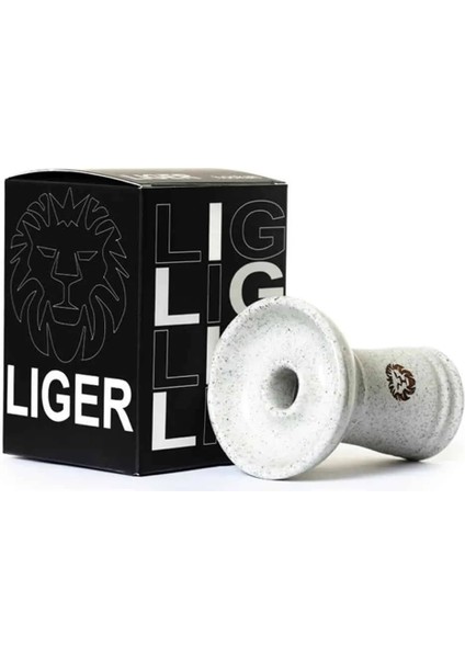 Phunnel Tek Delikli Premium Nargile Lülesi - Beyaz
