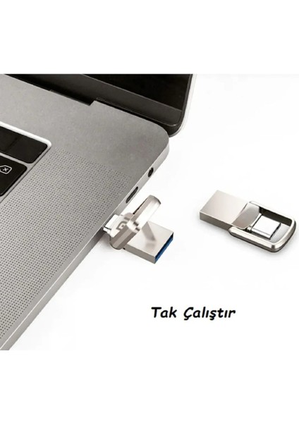 Typc-E Girişli hem Televizyona Hem telefona usb 1 Tb Flash Bellek