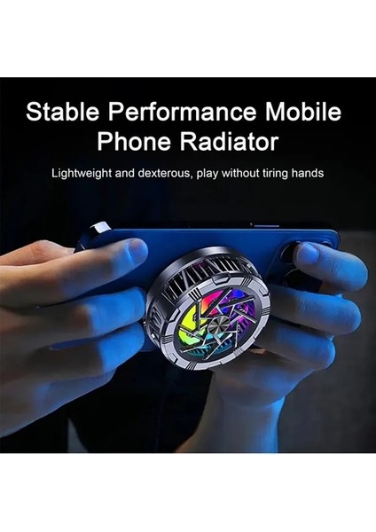 Işıklı Klipsli Cep Telefonu Radyatör Soğutma Fanı fiyatları