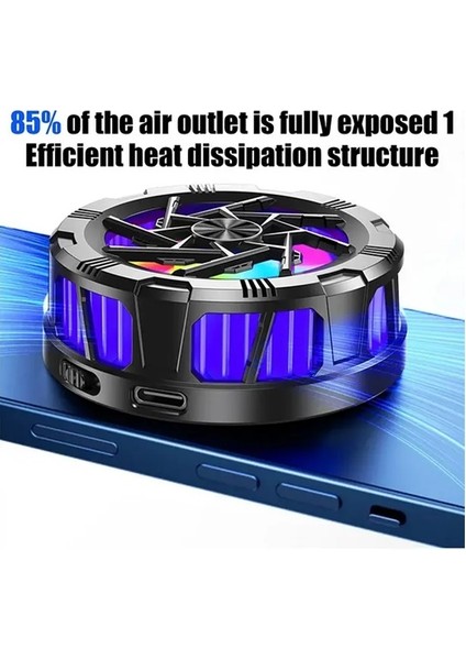 Işıklı Klipsli Cep Telefonu Radyatör Soğutma Fanı fırsatları