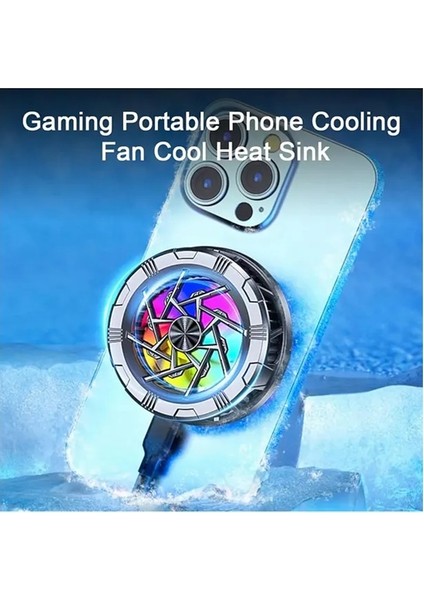 Işıklı Klipsli Cep Telefonu Radyatör Soğutma Fanı indirimleri