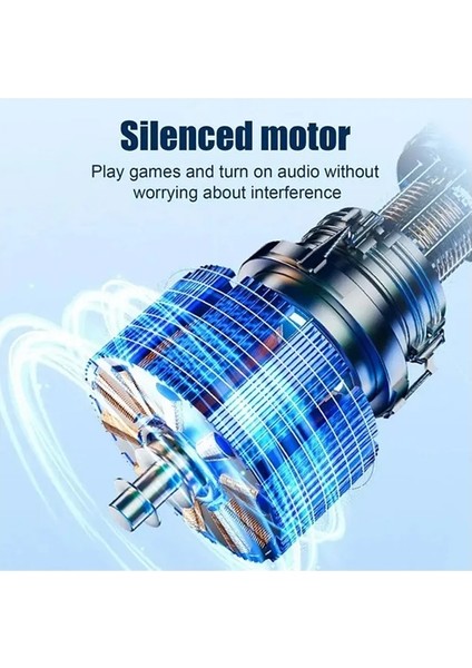 Işıklı Klipsli Cep Telefonu Radyatör Soğutma Fanı