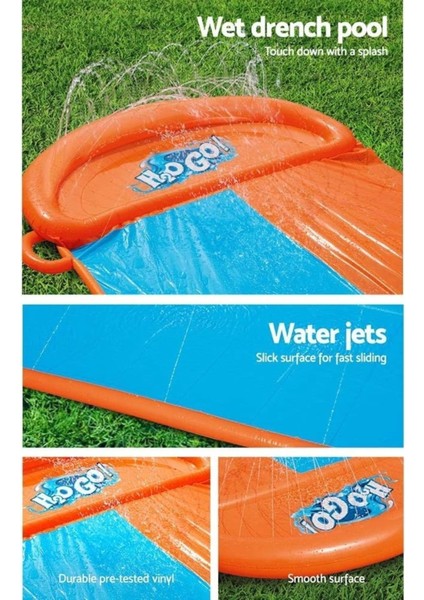 Çift Kişilik Renkli Su Kaydırağı 4,88 M, Eğlence Dolu Yaz Aktiviteleri