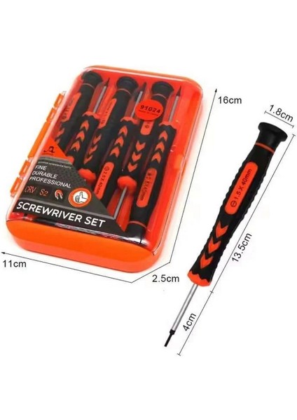 iPhone Tamir Tornavida Seti 0.6y Uç 0.8mm T2 1.5+ 1.5- 2.5+ Crvs2 modelleri