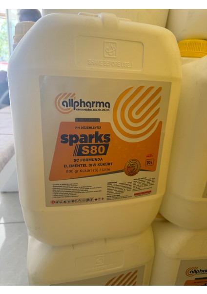 20 Lt Kükürt Sparks S80 fırsatları