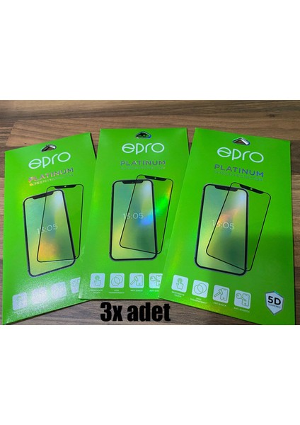 3 Adet Apple Iphone 12 Ceramic Full Cover Matte Ekran Koruyucu ( Mat )