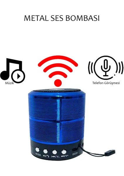Subzero SB50 Sound Bomb Çoklu Bağlantılı Kablosuz Mini Hoparlör
