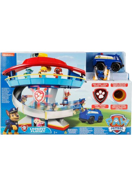 Paw Patrol Sesli ve Işıklı Gözetleme Kulesi Oyun Seti ile Chase Göreve Hazır! modelleri