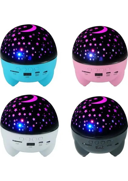 Star Lıght Disko Parti Bluetooth Hoparlör Yıldız Yansıtmalı Projeksiyon Speaker fırsatları