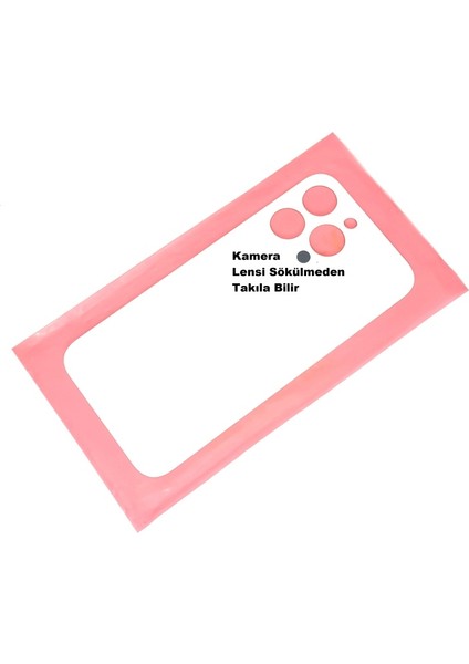 - iPhone 13 Pro Arka Pil Batarya Kapağı - Cam Kapak Geniş Lens Deliği - Mavi fiyatları