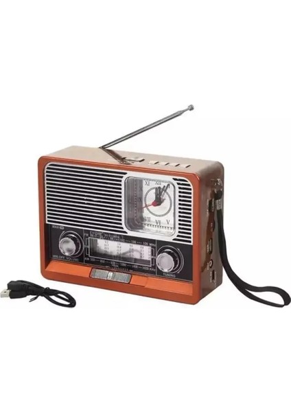 Auris Ahşap KTF-1647 Nostaljik Wireless Bluetooth Hoparlör