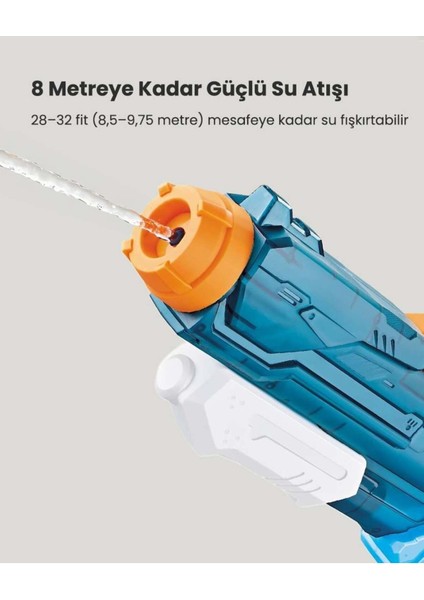 Çok Renkli Büyük Boy Su Tabancası, Eğlenceli ve Dayanıklı Yaz Oyuncağı fiyatları