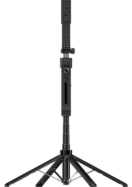 Akıllı Takip Tripodu Selfie Çubuğu 180 cm 360° Uzaktan Kumandalı Devrilmez Ayaklı