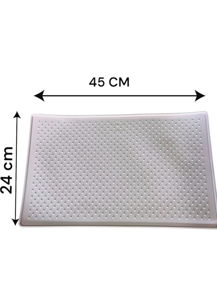 Çok Amaçlı Isıya Dayanıklı Kaymaz Mat – Mutfak, Banyo, Tezgâh Üstü Kullanım Için | 28X45 cm fırsatları