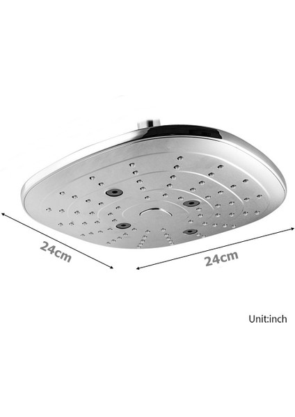 Yt299 Limon Banyo Tepe Duş Başlığı 3fonksiyonlu 24cm indirimleri
