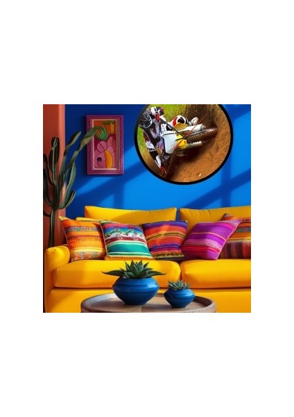 Modern Tasarım Kanvas Saat 908