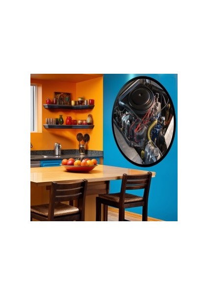 Modern Tasarım Kanvas Saat 1219