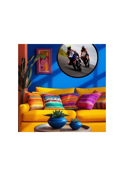 Modern Tasarım Kanvas Saat 753