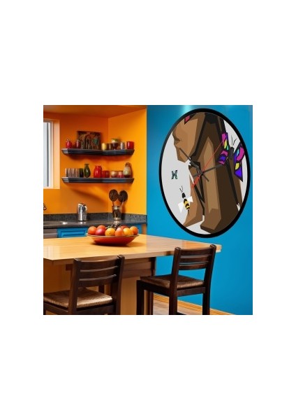 Modern Tasarım Kanvas Saat 1376