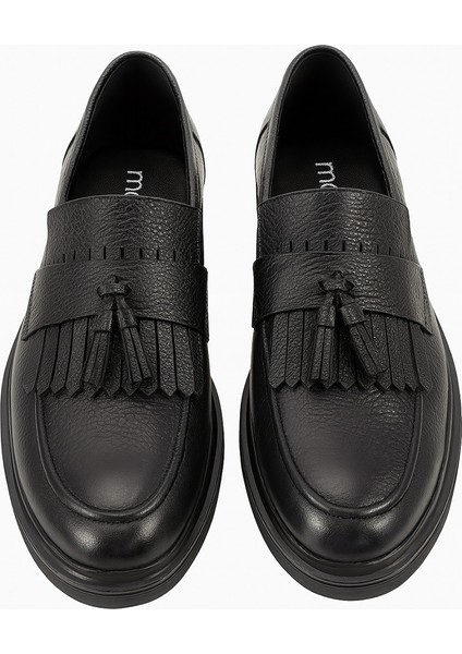 Erkek Siyah Casual Flotur Eva Taban Deri Ayakkabı fiyatları