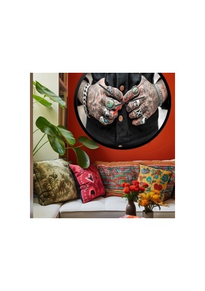 Modern Tasarım Kanvas Saat 1517