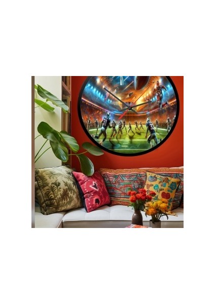 Modern Tasarım Kanvas Saat 1572