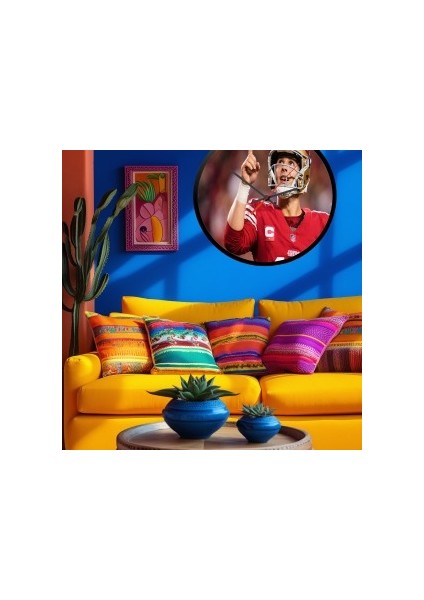 Modern Tasarım Kanvas Saat 837