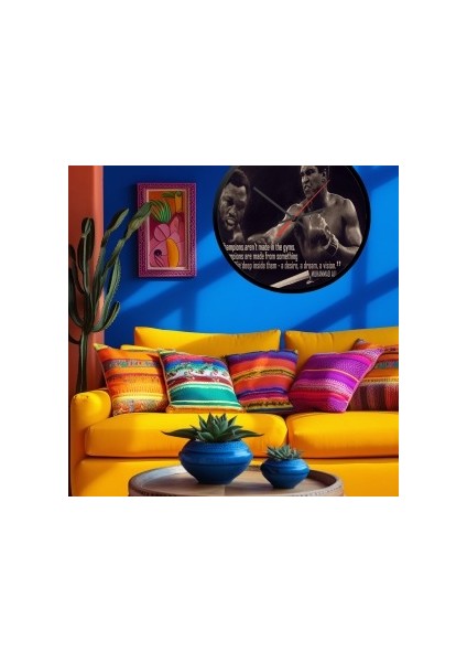 Modern Tasarım Kanvas Saat 1003