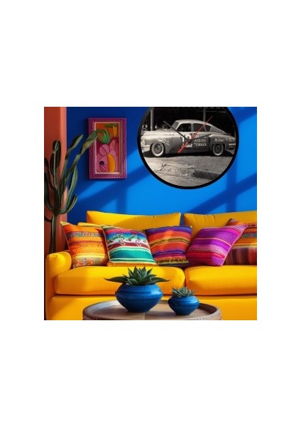 Modern Tasarım Kanvas Saat 891