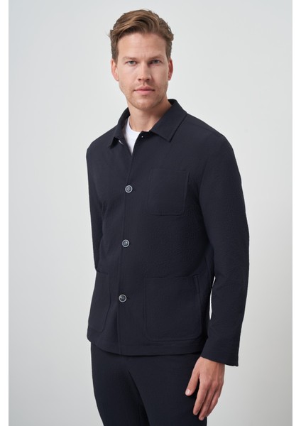 Erkek Lacivert Mevsimlik Worker Gömlek fırsatları
