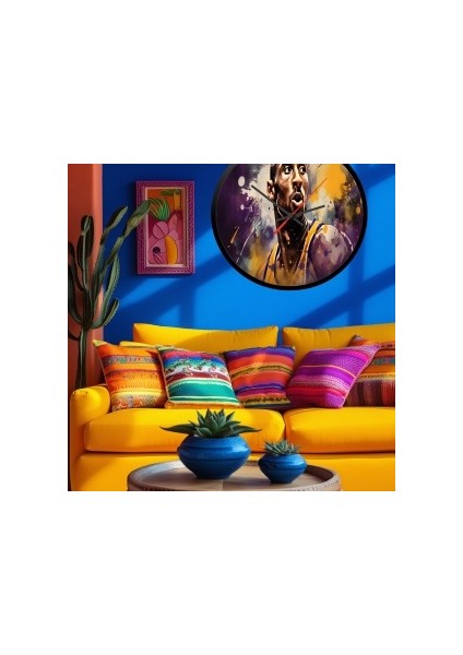 Modern Tasarım Kanvas Saat 826